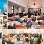 Japanese pastors gathered to celebrate the 25th anniversary of Ida Manmin Church in Tokyo
