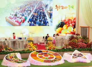 South Korean church held Thanksgiving Service and Holy Communion