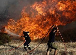 Archbishop of Athens opens Monasteries and Camps for the fire victims